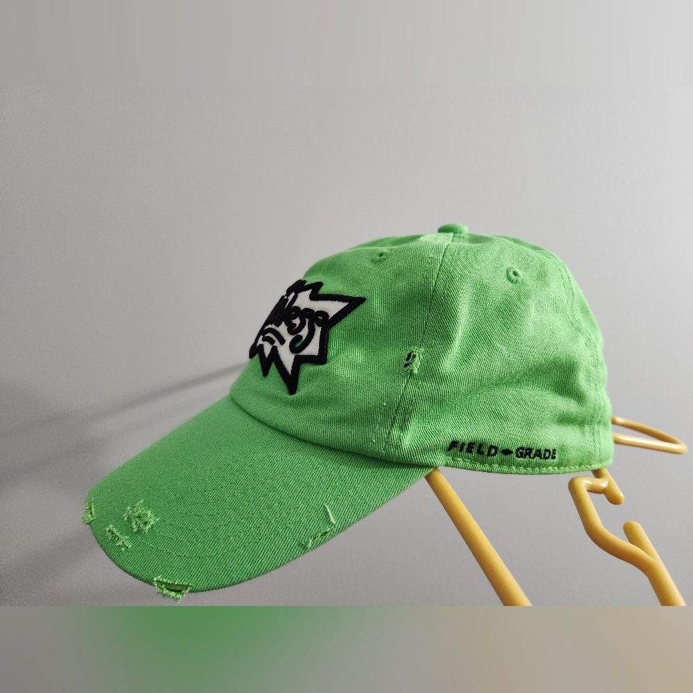 Ruthless Logo By Field Grade lime green DAD Hat Snapback Strapback Adjustable NY